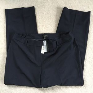Jones New York Collection Woman Navy Stretch Pants - Size: 1X